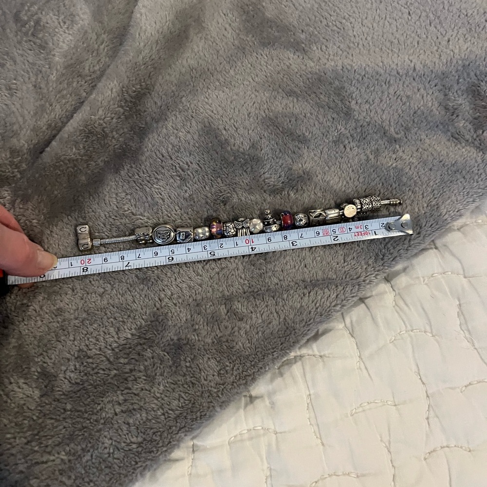 Elegant Silver Charm Bracelet PANDORA - Picture 6 of 6